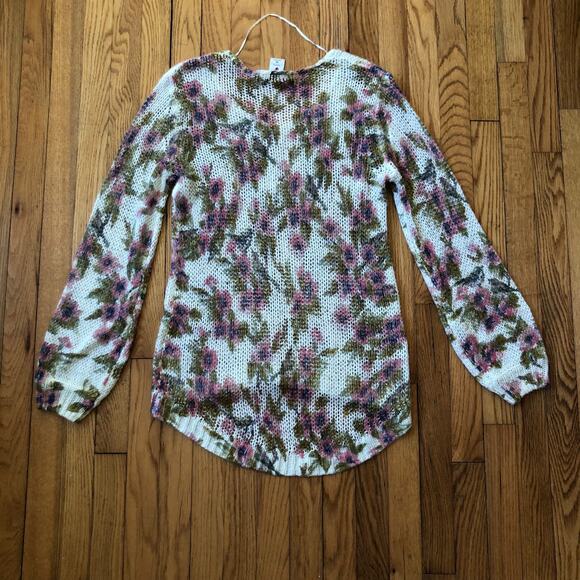 Lauren Conrad Disney NWOT Snow White Collection Floral Print Pullover Sweater M - Picture 11 of 11